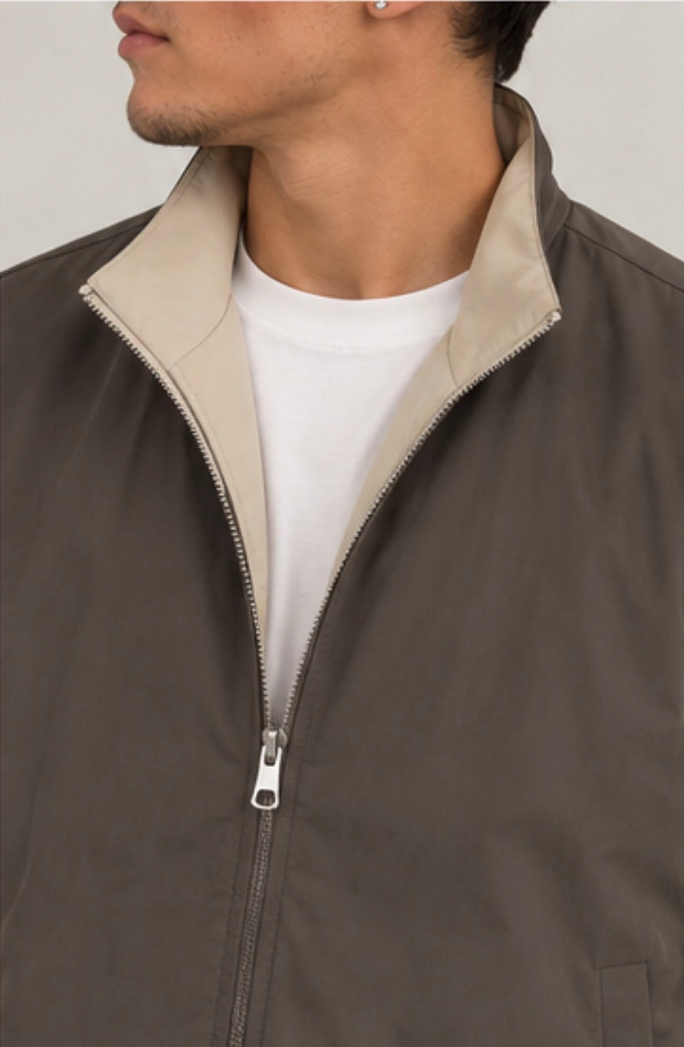 BROWN / BEIGE DUBBELZIJDIGE BODYWARMER